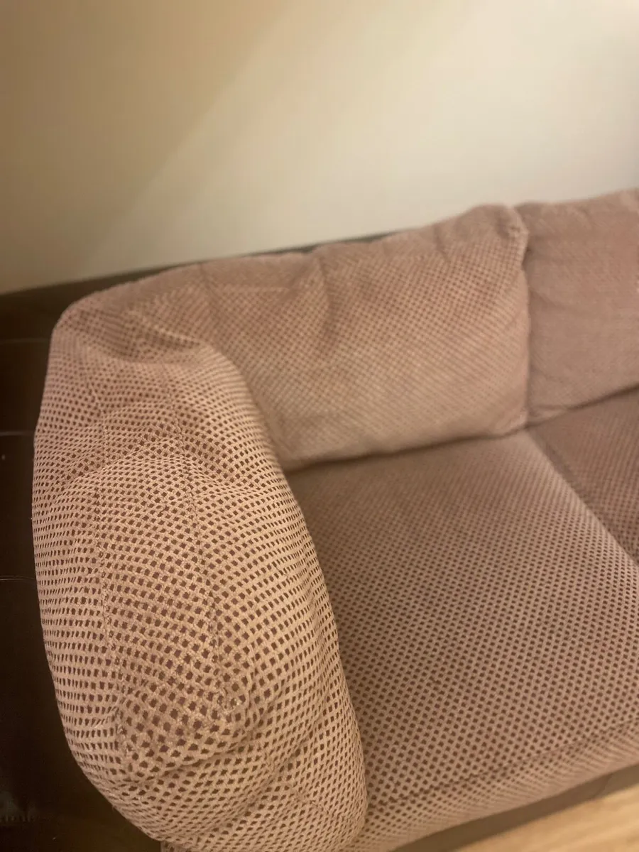 2 seater leather sofa - Image 3