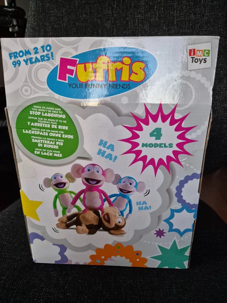 Fufris laughing monkey soft plush toy - Image 2