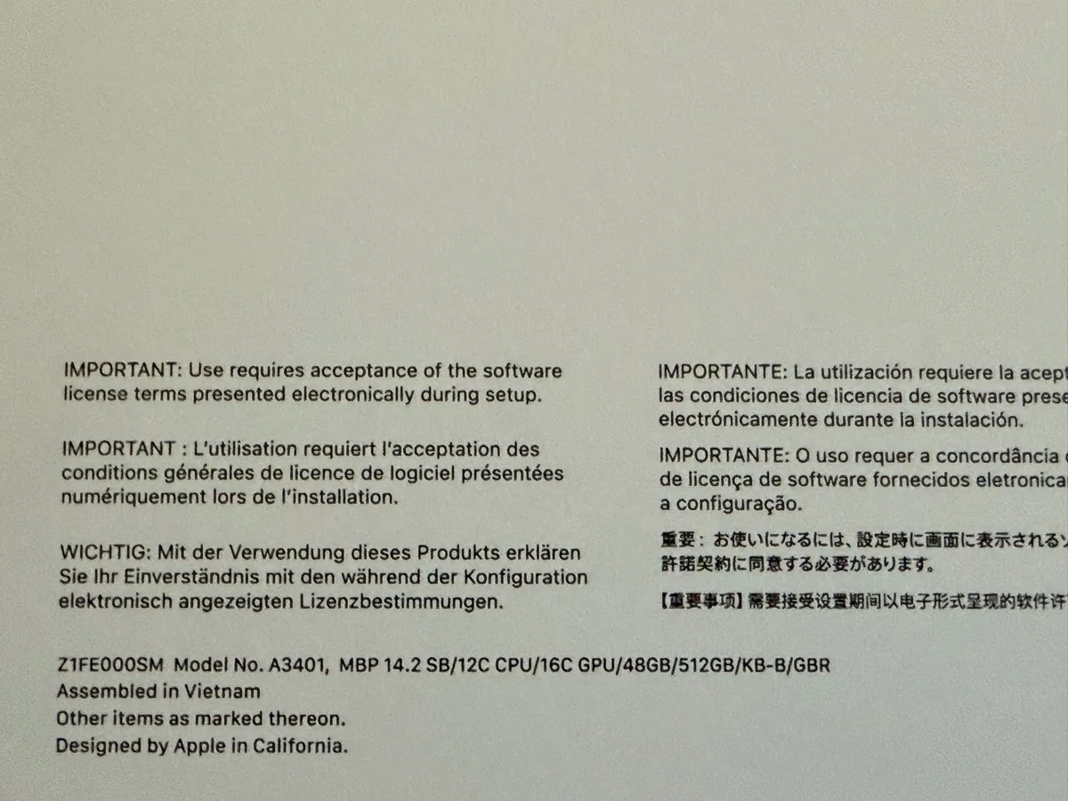 MacBook Pro 14-inch 48/512GB (M4 Pro ) Sealed - Image 2