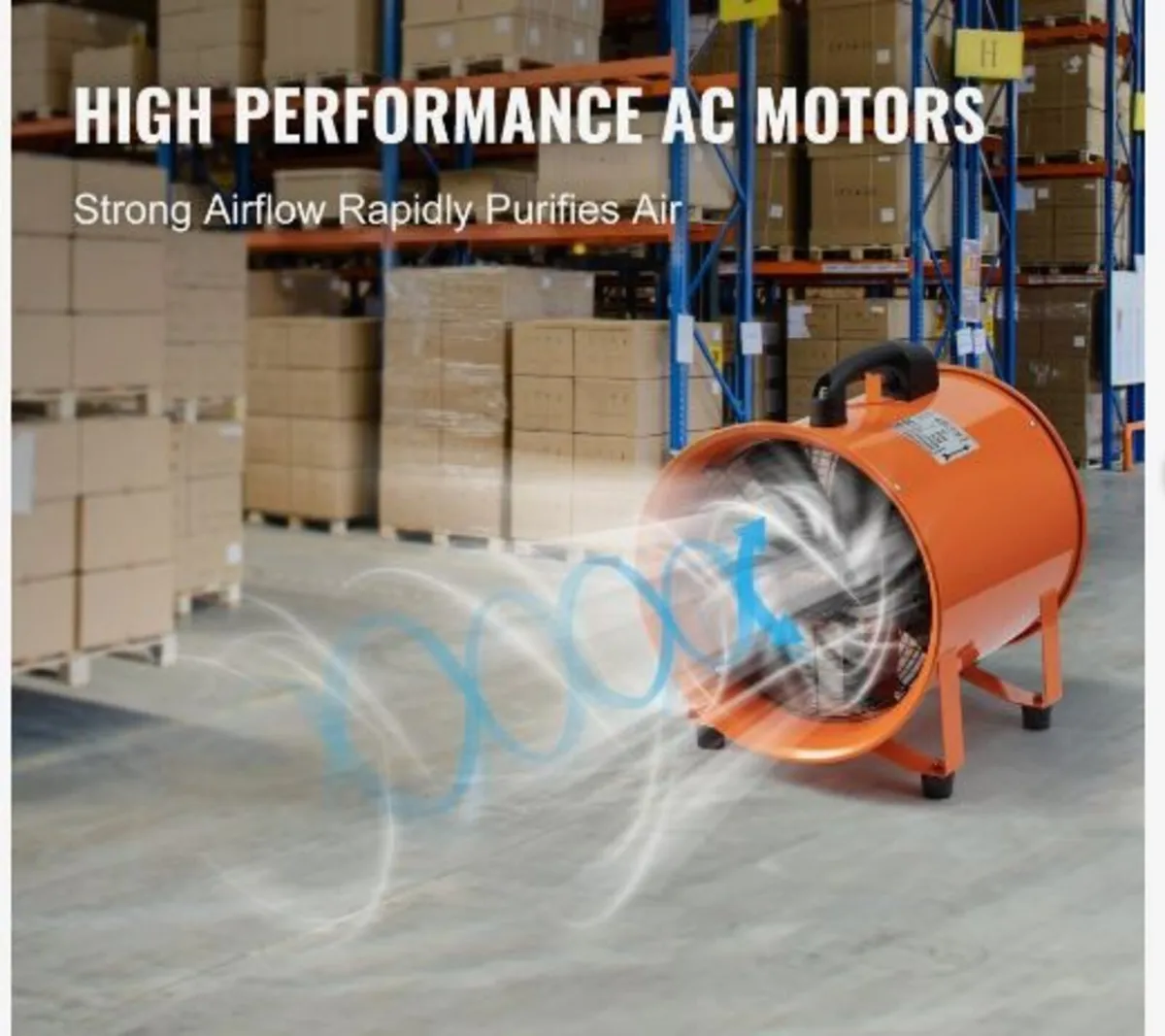 Portable Ventilator, 304.8mm Heavy - Image 2