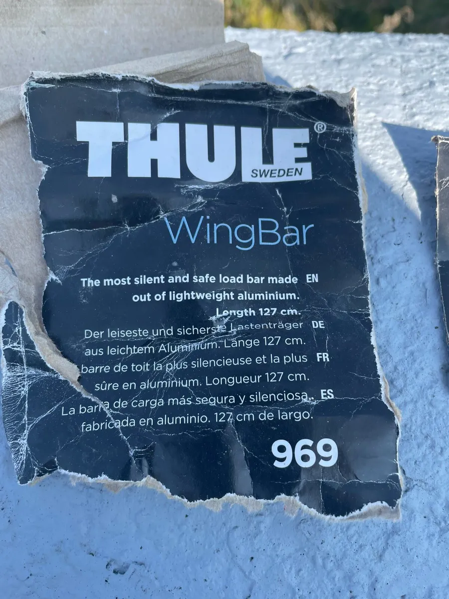 Thule wing bars x 2 - Image 4
