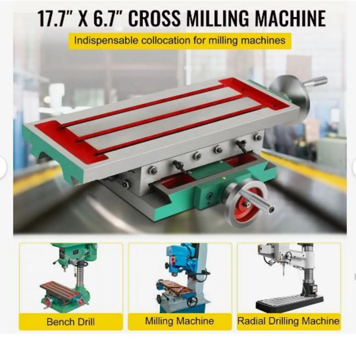 Milling Table 17.7×6.7Inch (450 x 170 mm) - Image 3
