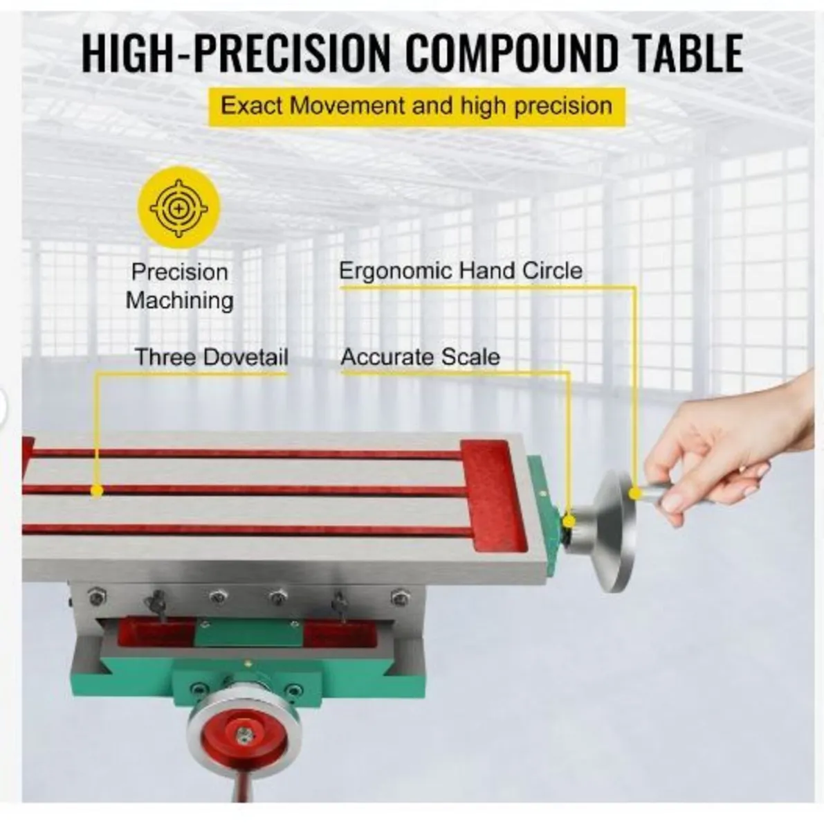 Milling Table 17.7×6.7Inch (450 x 170 mm) - Image 4