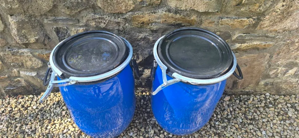 Blue Plastic Drums - Image 2
