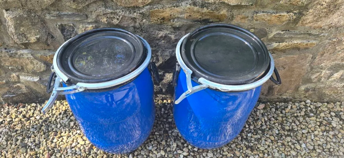 Blue Plastic Drums - Image 3