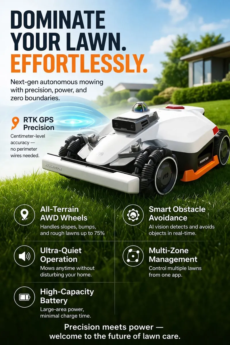 Mammotion Luba 3 Robotic Lawnmower - Image 1