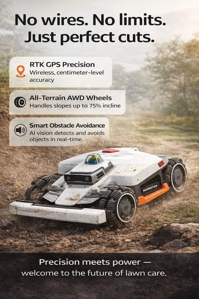 Mammotion Luba 3 Robotic Lawnmower - Image 4