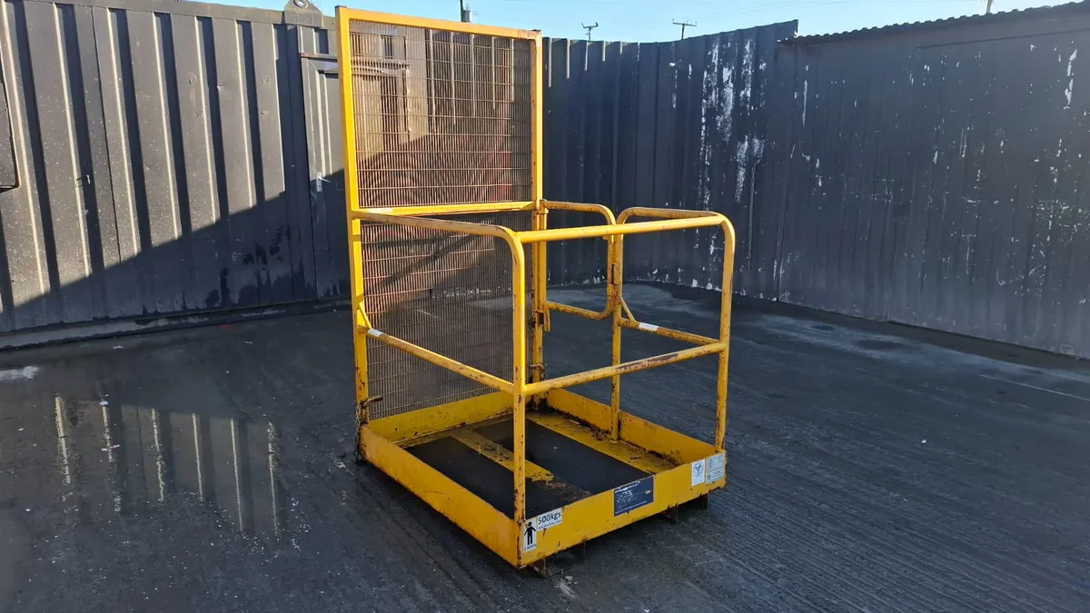 Man Cage – Forklift / Telehandler Work Platform - Image 1