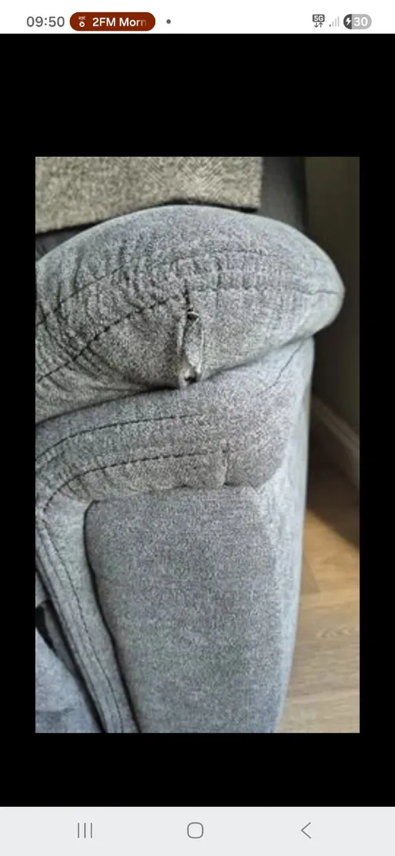 Armchair & footrest - Image 4