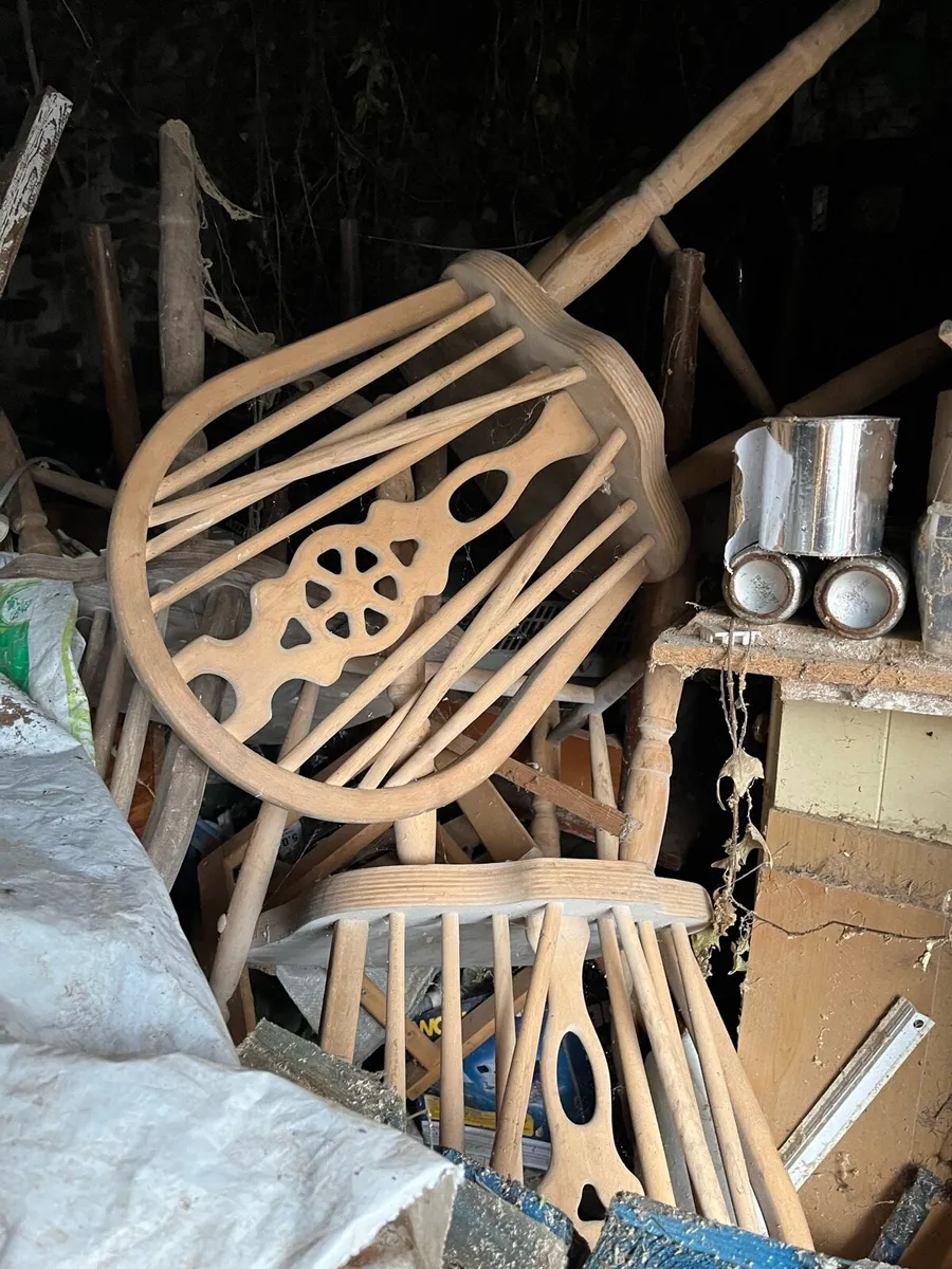 Pine kitchen chairs - Image 4