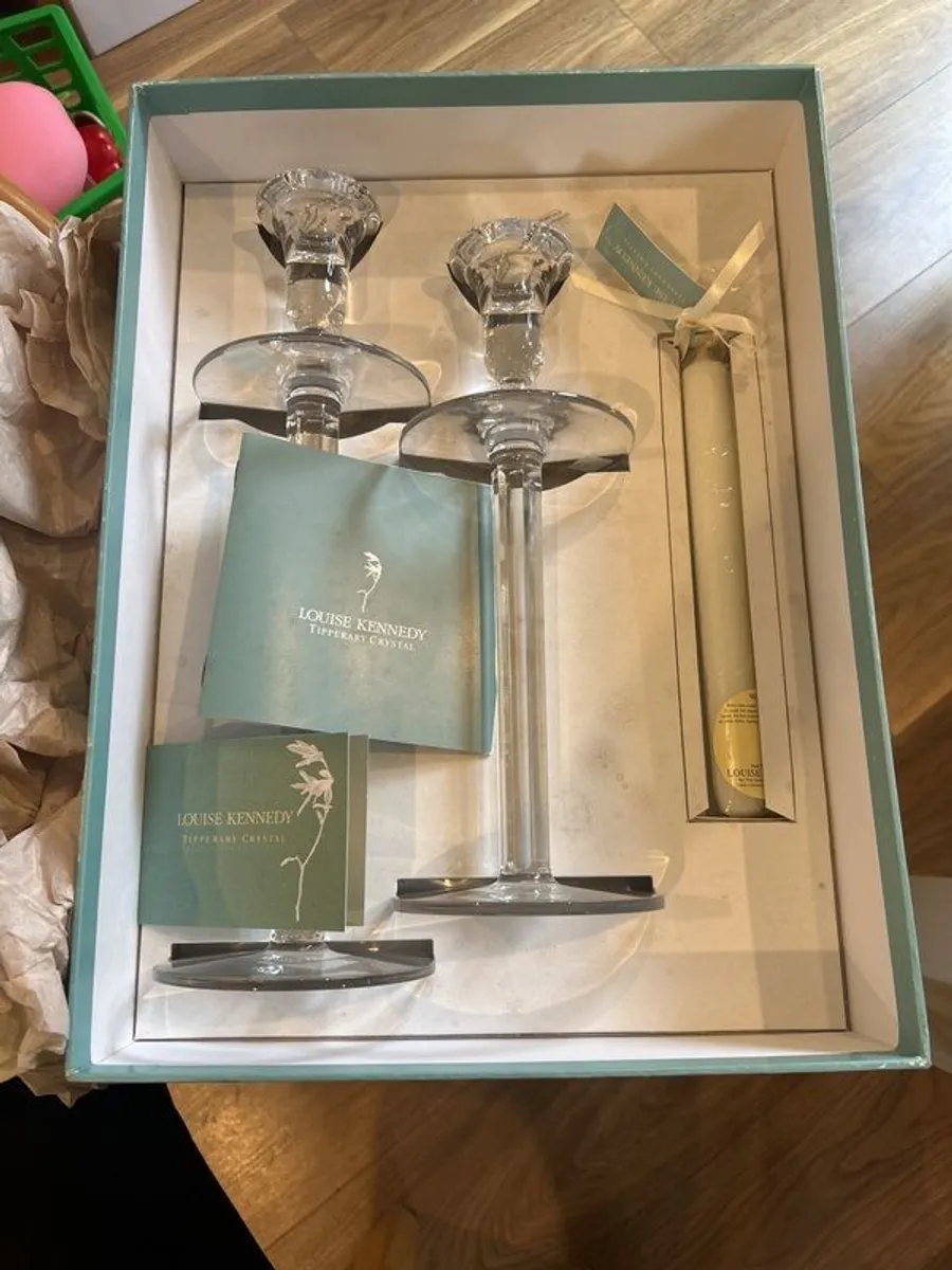 Louise Kennedy Candlesticks - Earth Star - Image 1
