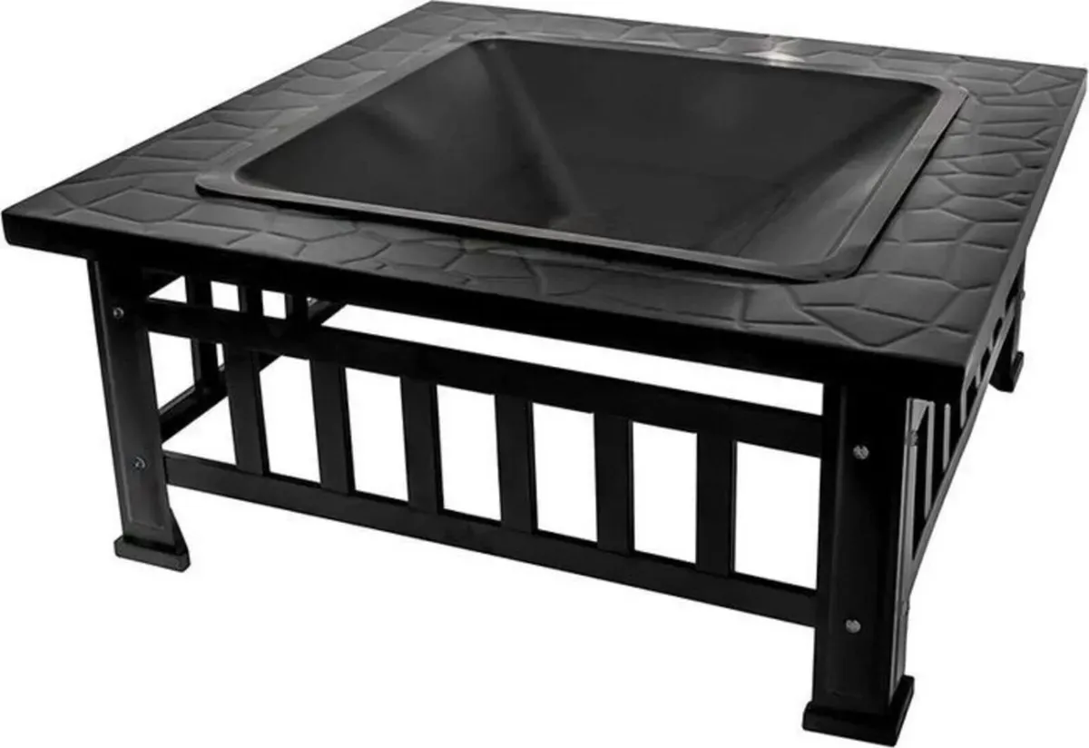 Patio Fire Pot Steel Outdoor Garden Fire Pit - Image 2