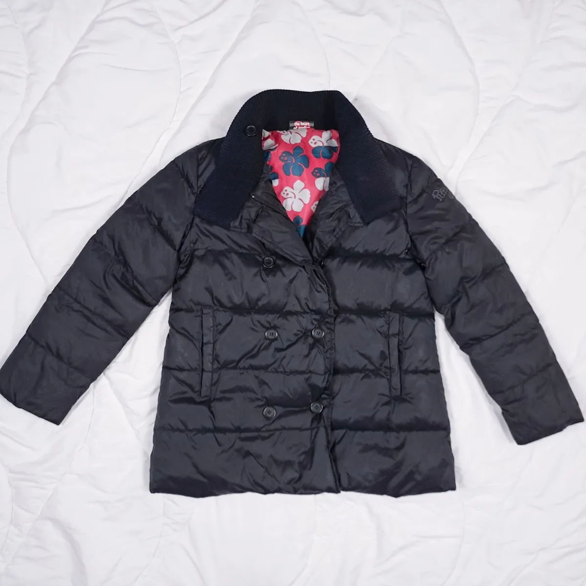 Roxy Girl Black Puffer Jacket 8UK/36EU - Image 1