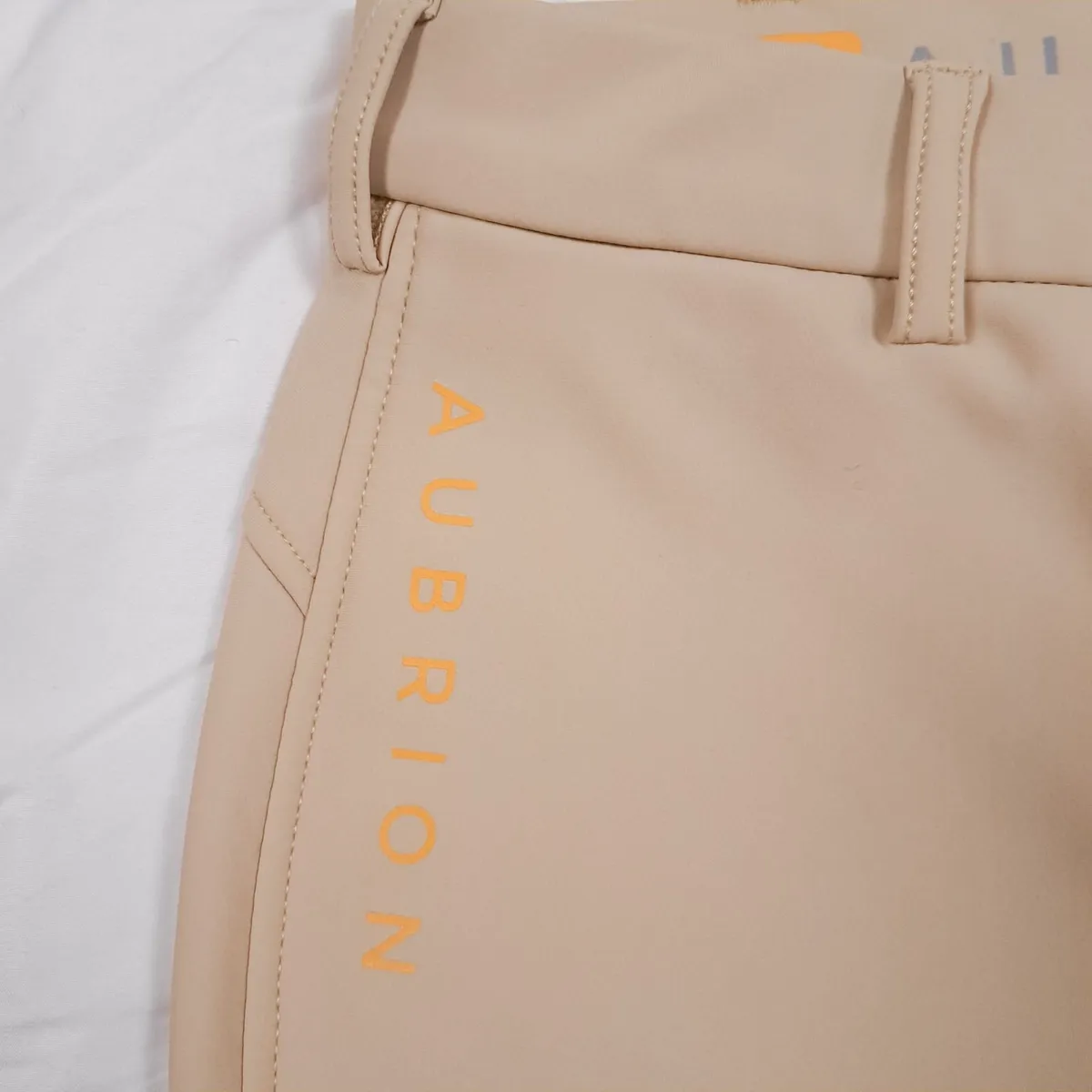 Aubrion Beige Equestrian Riding Tights 12UK/40EU - Image 3