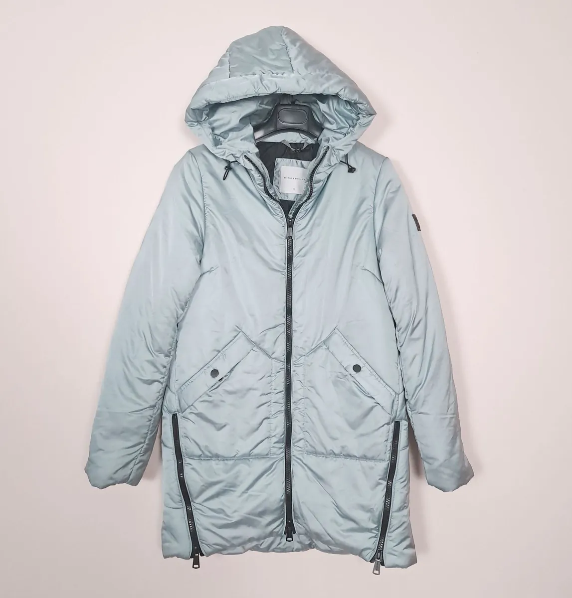 Rino & Pelle Blue Puffer Jacket Coat 8UK/36EU - Image 1