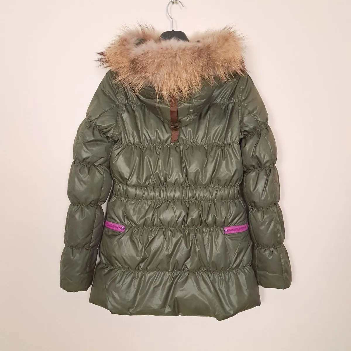 Eleven Elfs Khaki Green Puffer Jacket Size S - Image 2