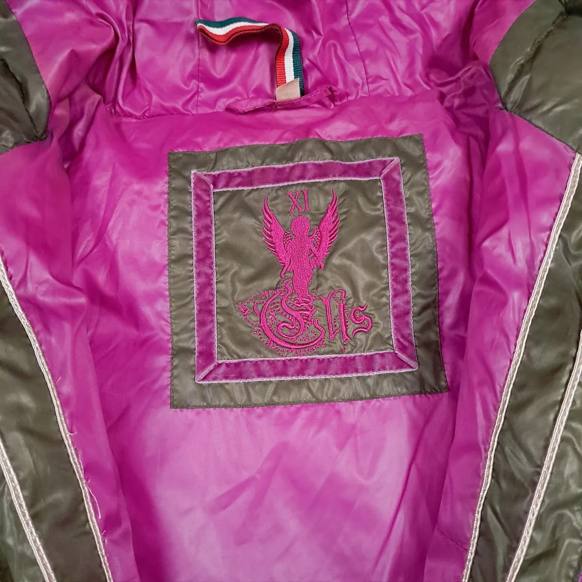 Eleven Elfs Khaki Green Puffer Jacket Size S - Image 3