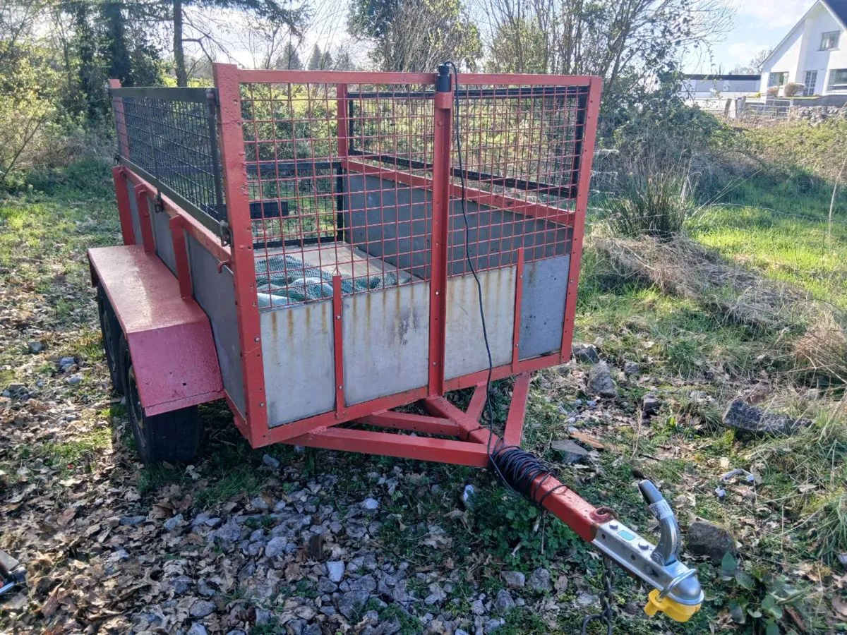 7 x 4 Double axle trailer - Image 1