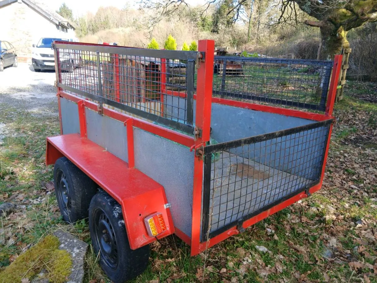 7 x 4 Double axle trailer - Image 3