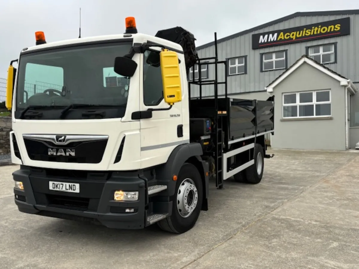 2017 MAN TGM 18.250 18 TON TIPPER WITH CRANE - Image 3