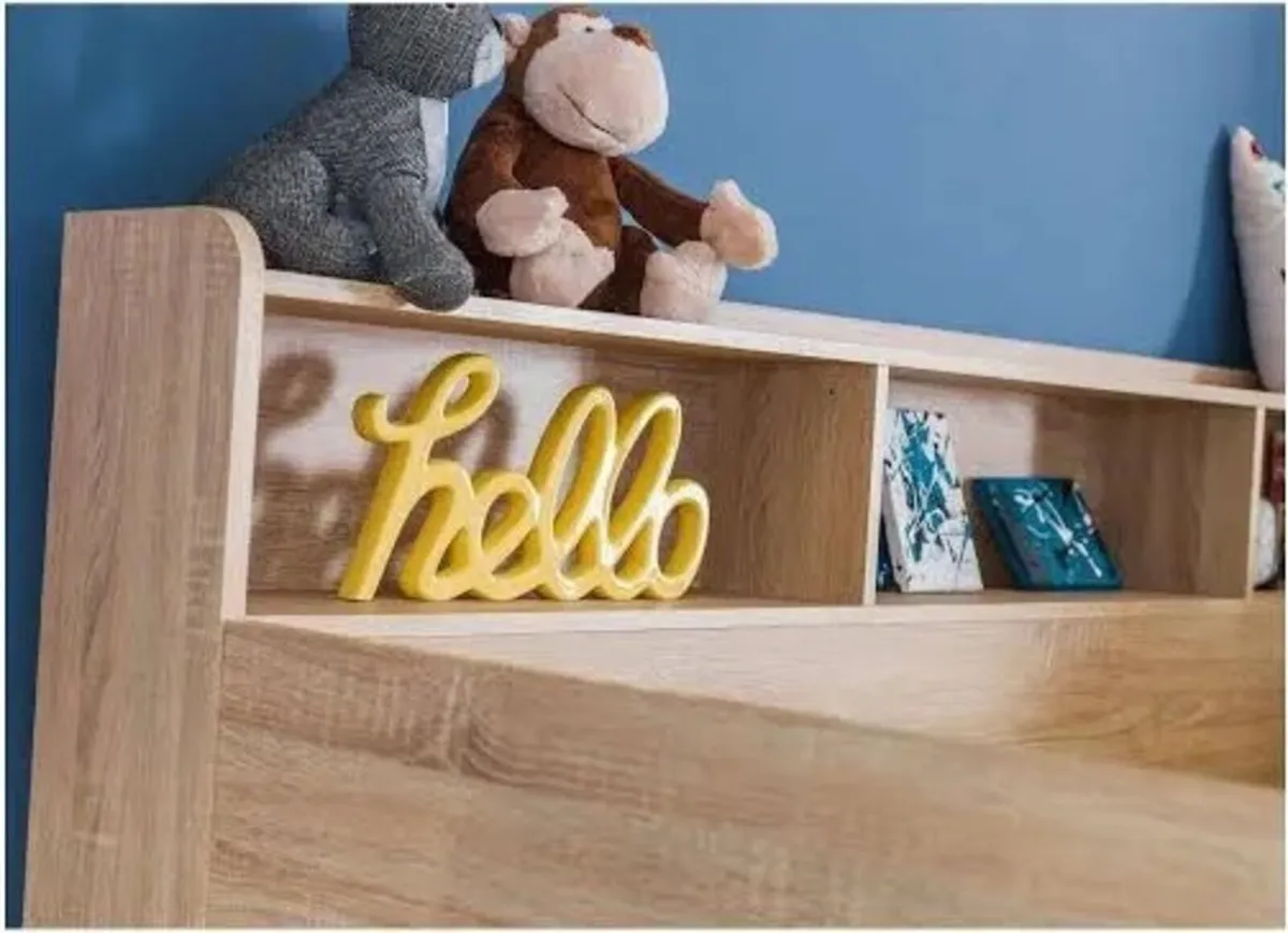 Bunk beds - Sonoma Oak with shelves - Image 3