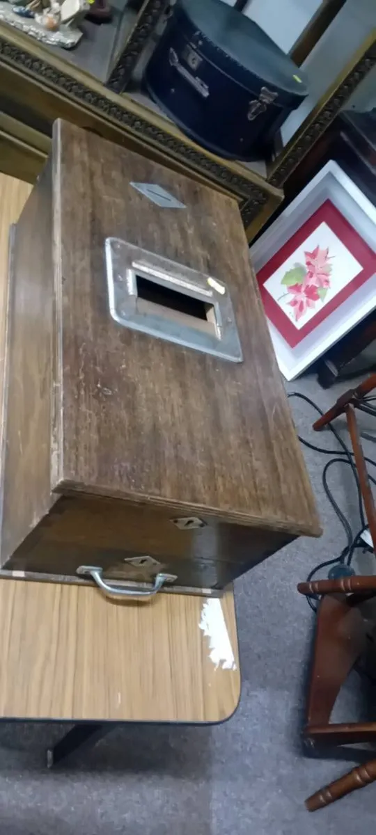 Original Antique Wooden Shop Till - Image 1