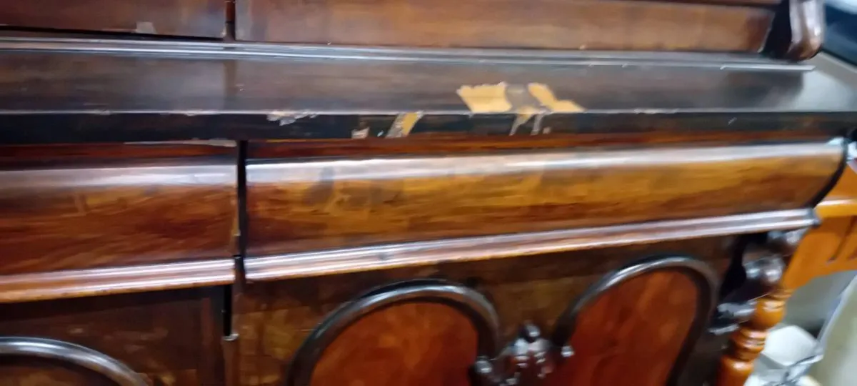 Large Victorian Mahogany Glazed Bookcase - Image 2