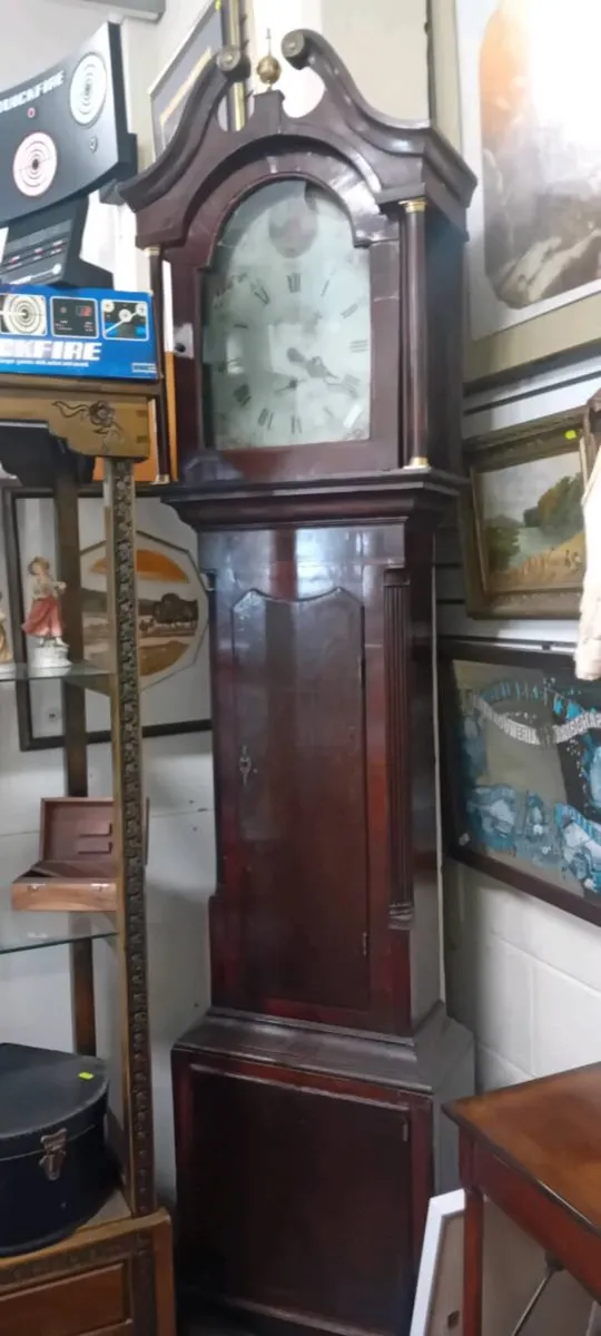 Large Georgian Era Grandfather Clock - Image 1