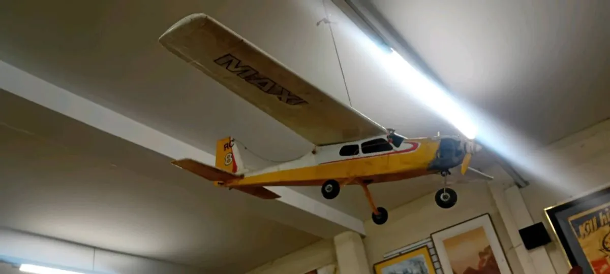 Large Original Motorised Model Airplane - Image 1