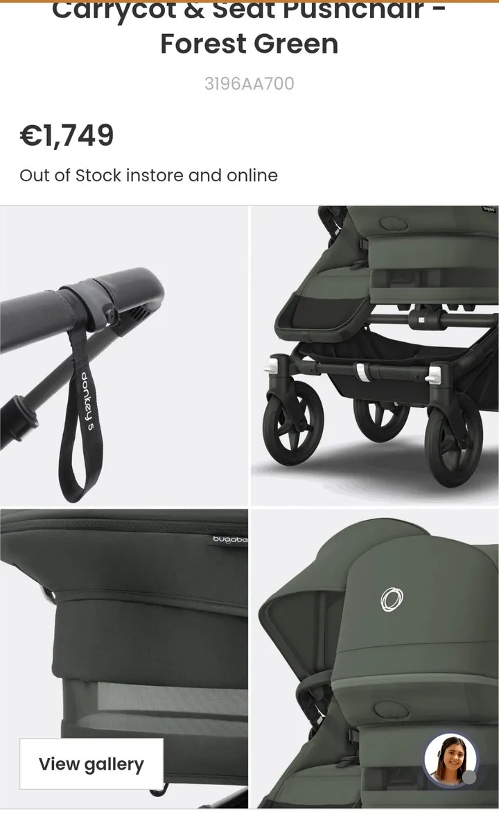 Bugaboo Donkey 5 Duo Forest Green - Image 2