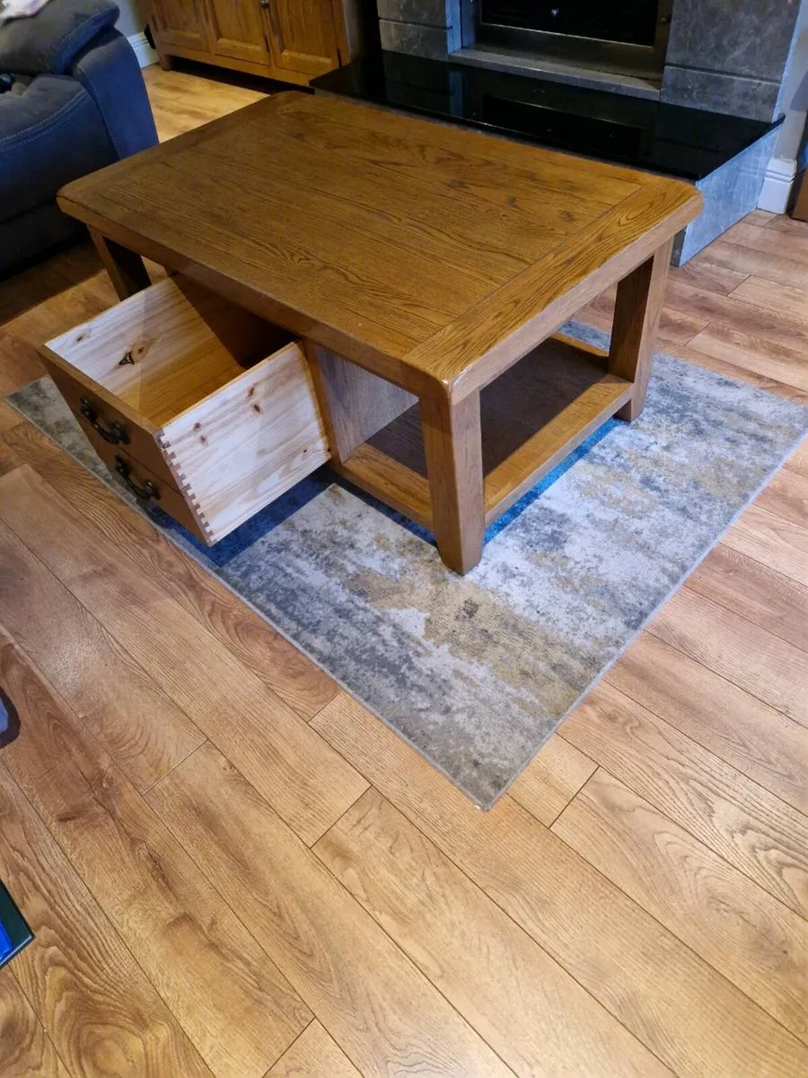 Oak Coffee Table - Image 3