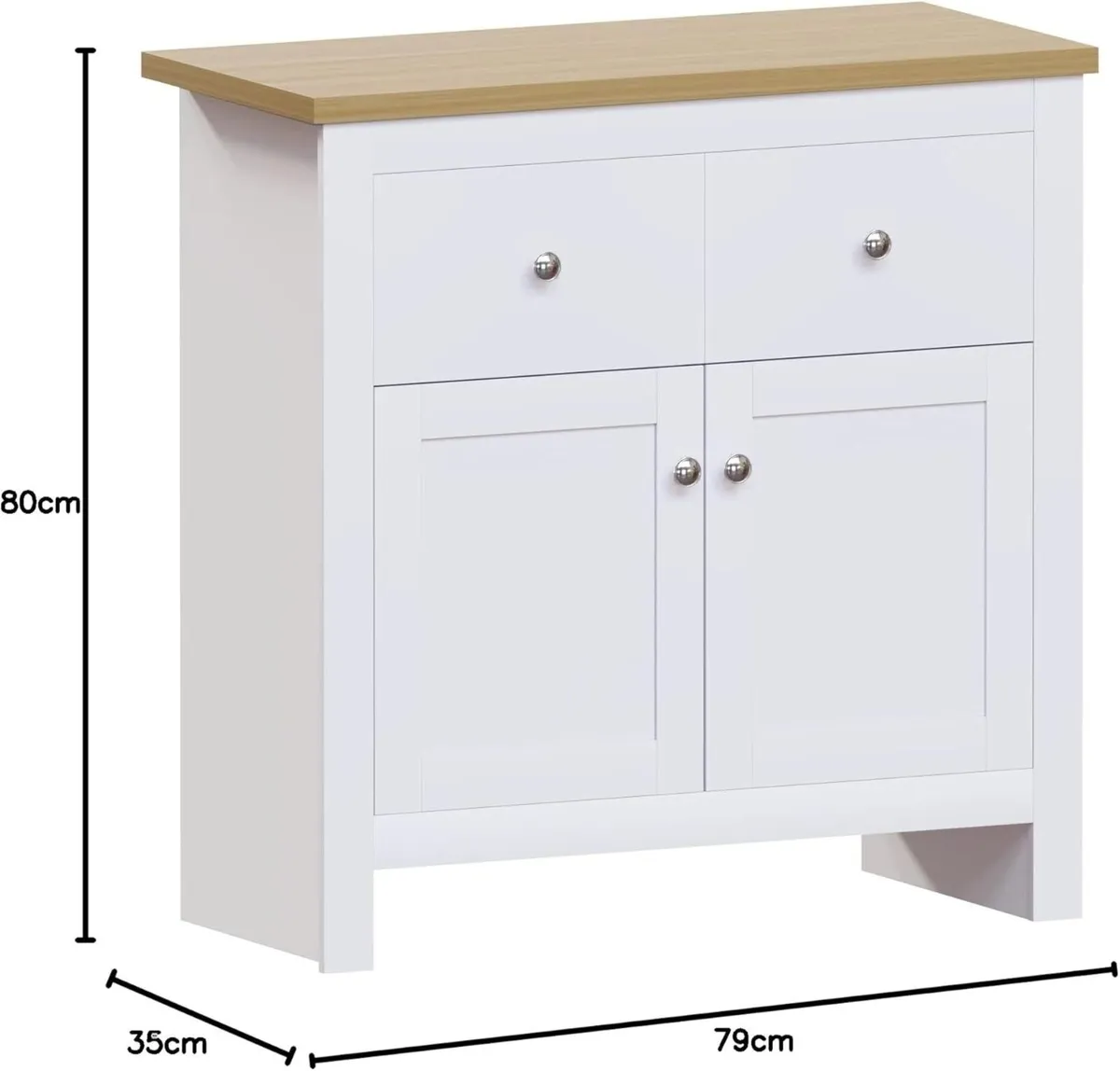 Arlington Sideboard Buffet Table Cupboard Cabinet - Image 3