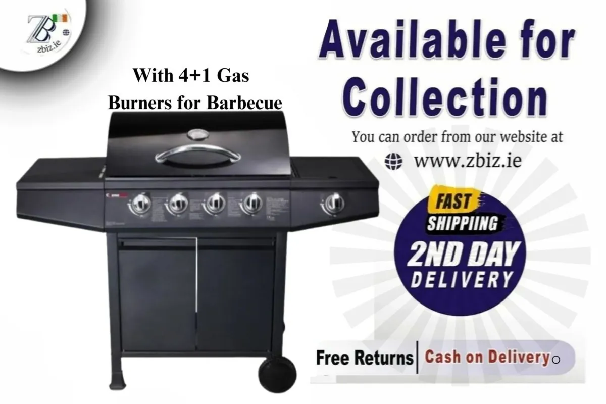 Garden Grill with 4+1 Gas Burners - Image 1