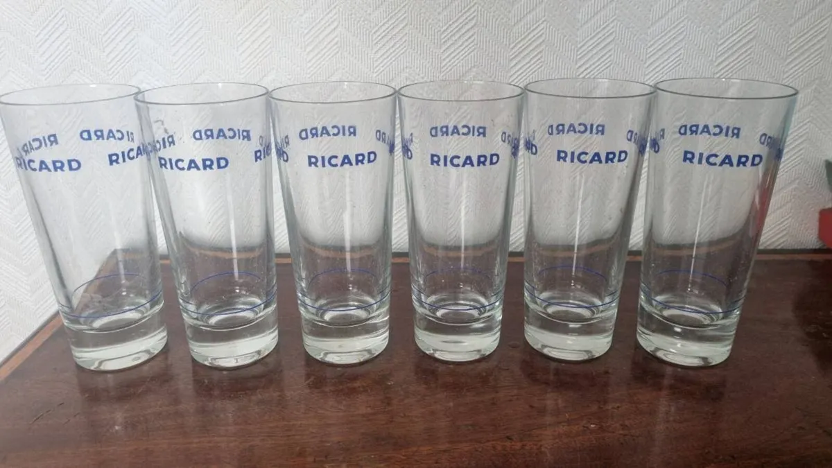 Vintage Ricard Glass Set - Image 1