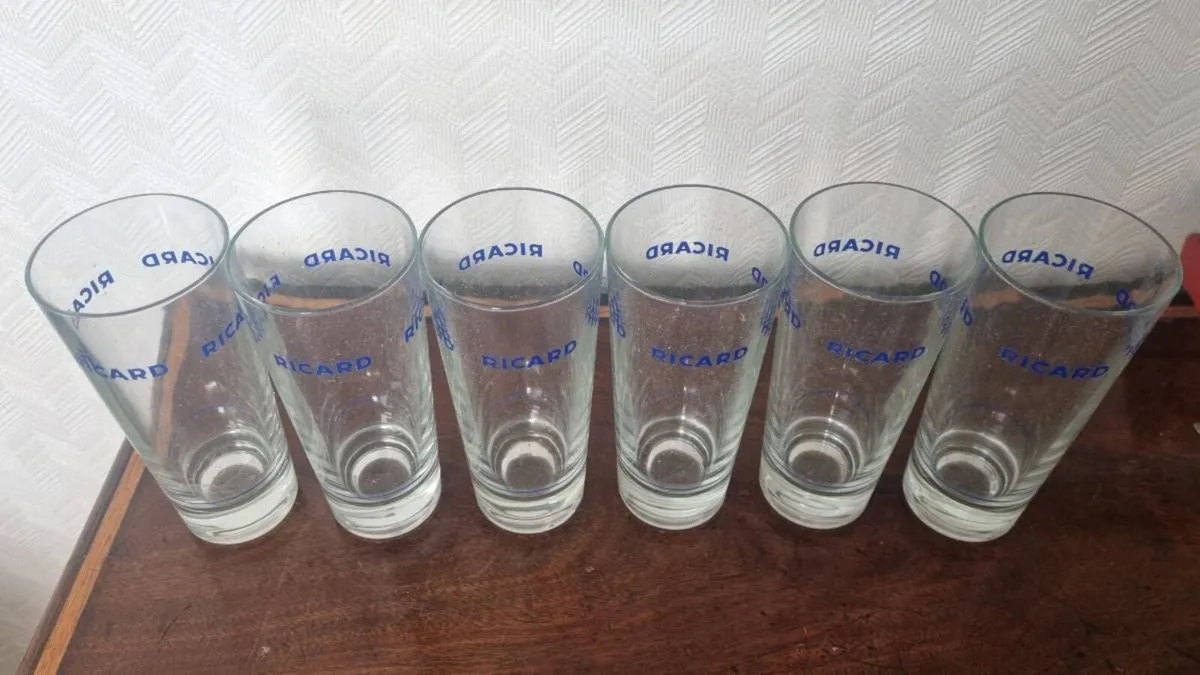 Vintage Ricard Glass Set - Image 2