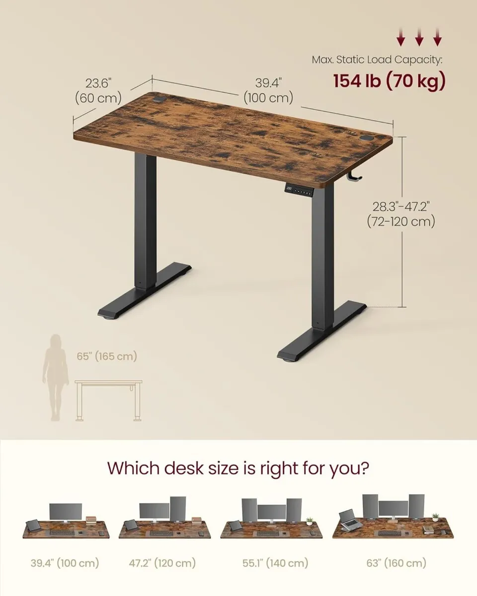 Electric Standing Desk Height Adjustable Sedentary - Image 3
