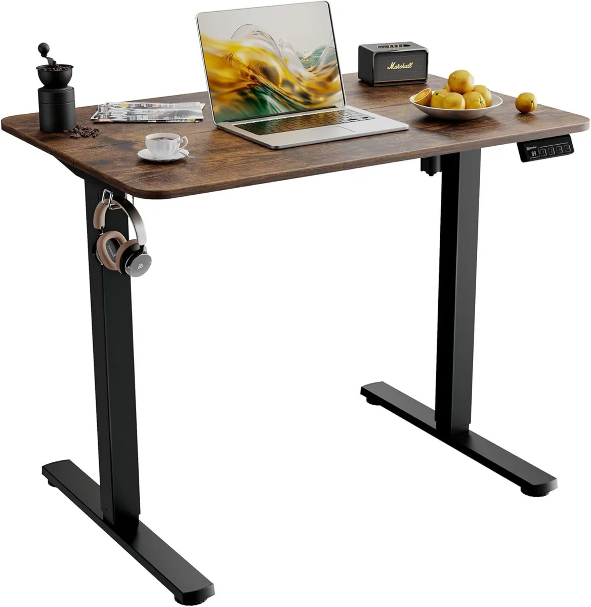Electric Standing Desk 90x60cm Height Adjustable - Image 1