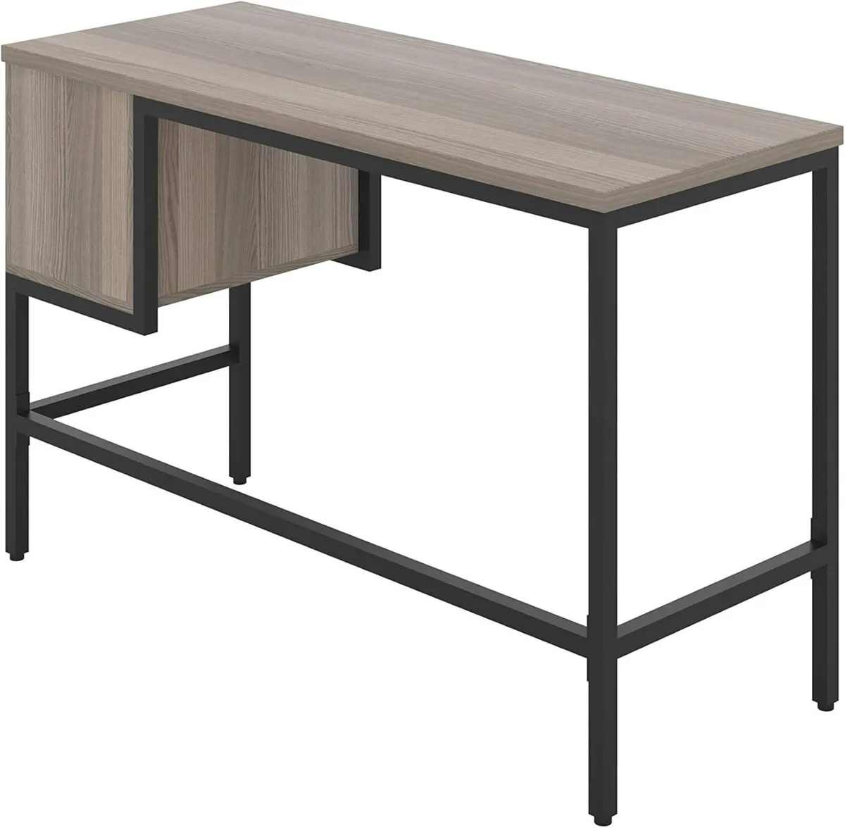 Industrial Grey Oak Desk with 2 Drawers SoHo - Image 4