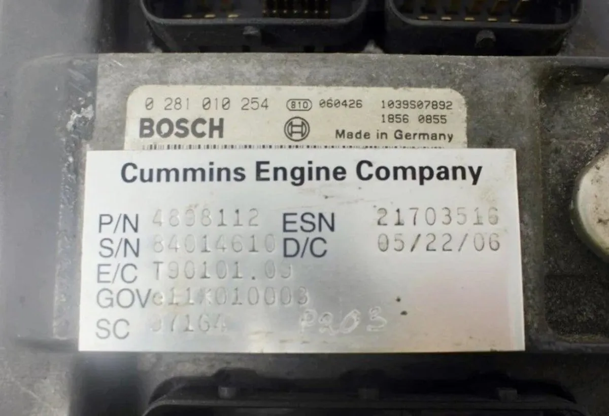 Daf LF 55 180 ecu Bosch 0 281 010 254 - Image 2