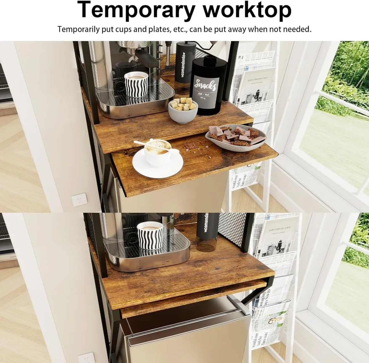 4-Tier Mini Fridge Stand with Storage – Free - Image 4