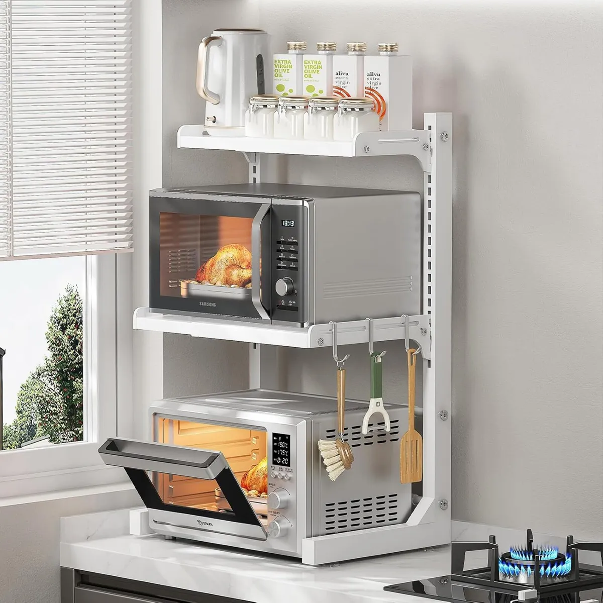 Retractable Adjustable 2 Axial Kitchen Baker - Image 1