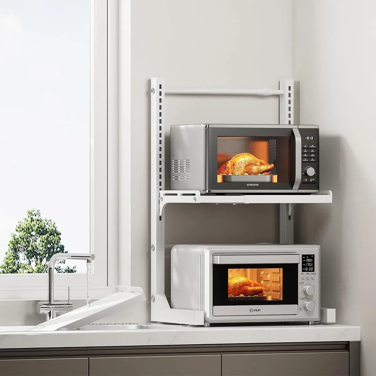 Retractable Adjustable 2 Axial Kitchen Baker - Image 4