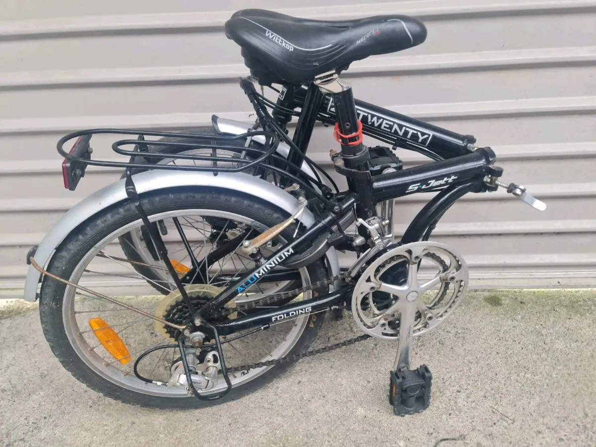Adult aluminium fold up bike - Image 1