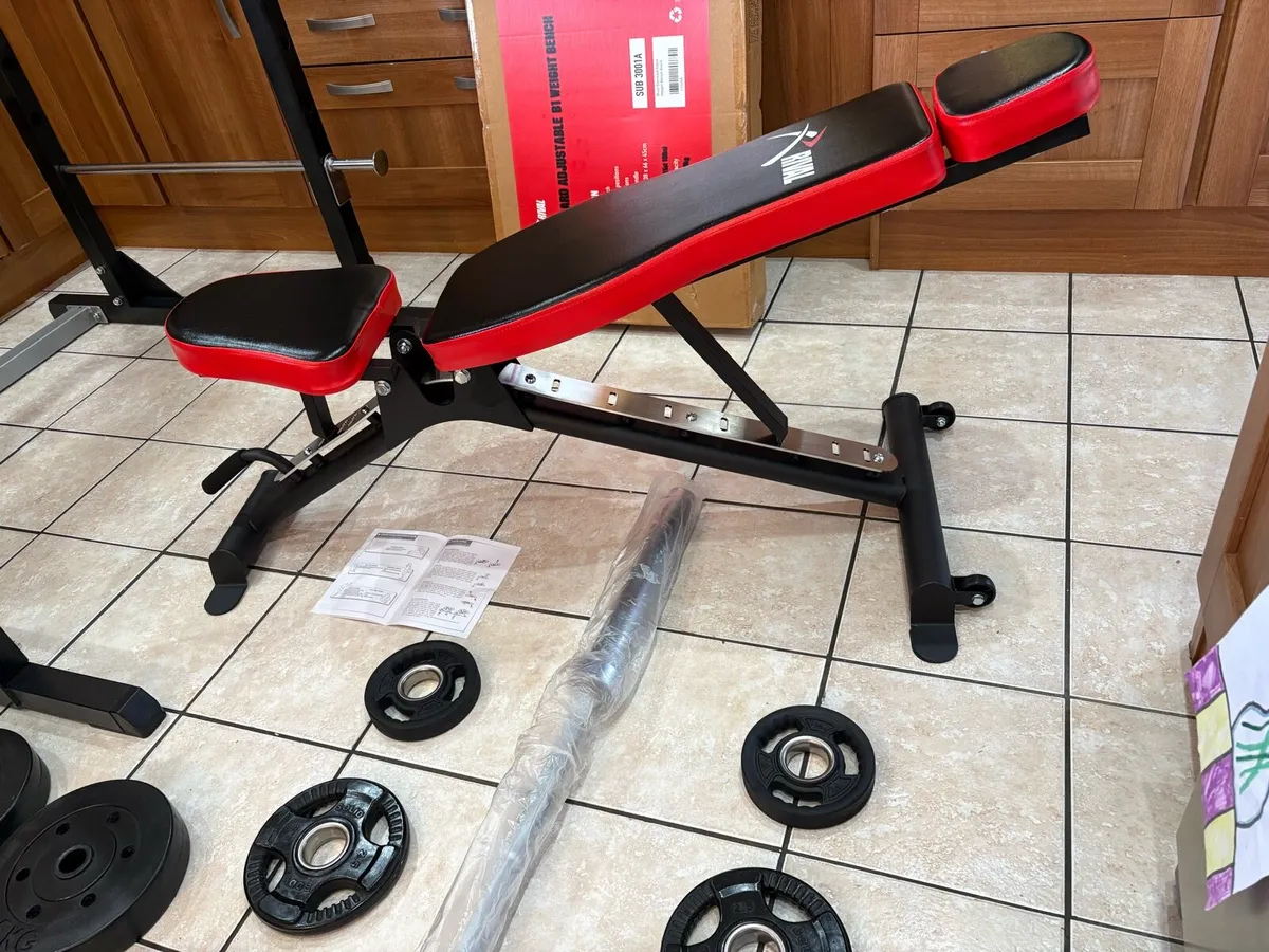 MOST ITEMS NEW!!! POWER RACK WEIGHTLIFTING SET!!! - Image 3