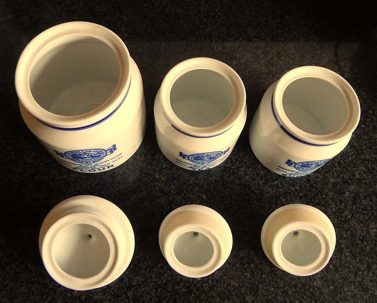 Set of Oakdale Porcelain Storage Jars - Image 4
