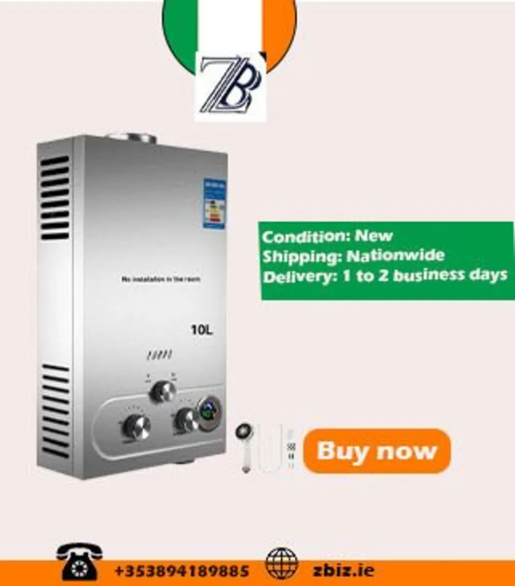 10L Hot Water Heater Propane Gas - Image 1