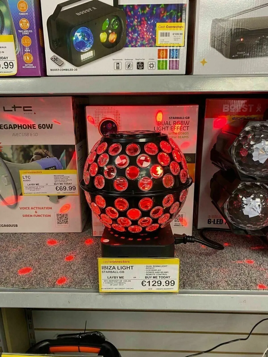 Ibiza Starball Rotating RGB Lightball BRAND NEW - Image 1
