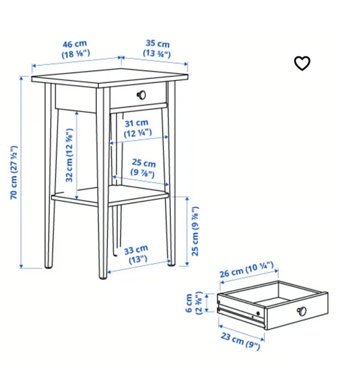 Bedside table - Image 3