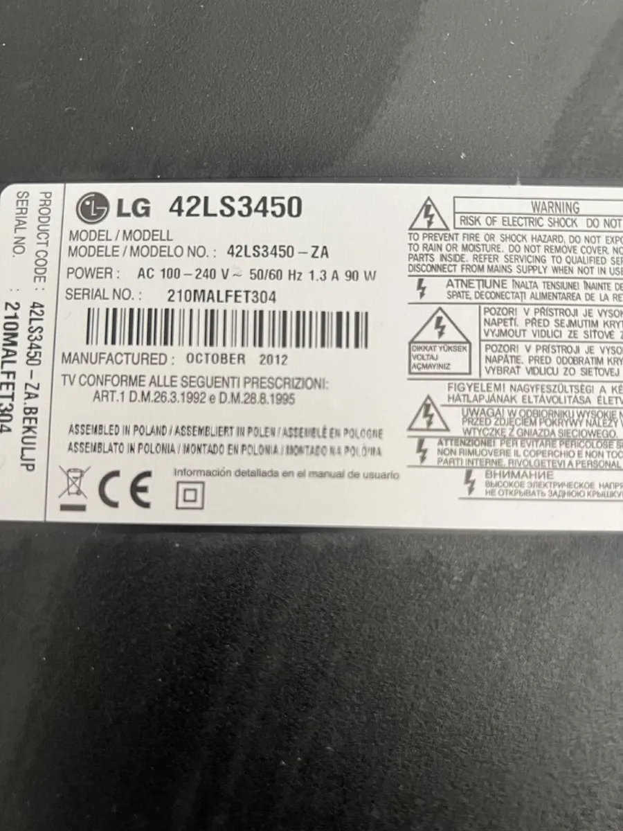 LG 42 INCH TV - Image 3