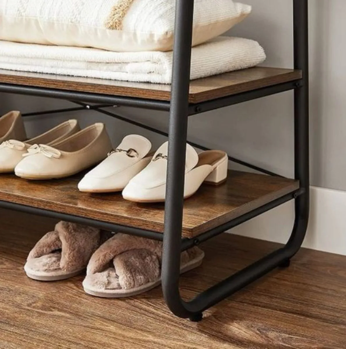 New Industrial Clothes Rail 2 Shelves- FREE P&P - Image 4